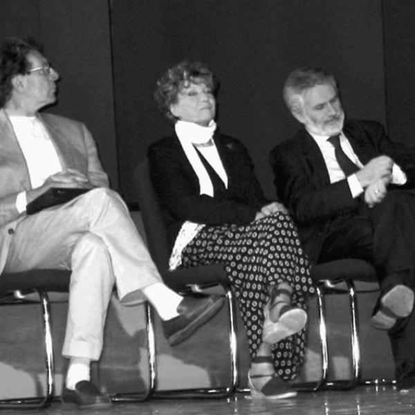 Awarded literature: from left: Alberto Bevilacqua, Gianni Celati, Dacia Maraini, Raffaele Nigro, Domenico Starnone