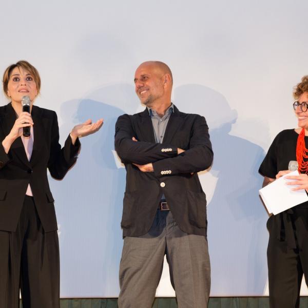 Inauguration of 45° Flaiano Film Festival with Riccardo Milani, Paola Cortellesi, Romina Remigio