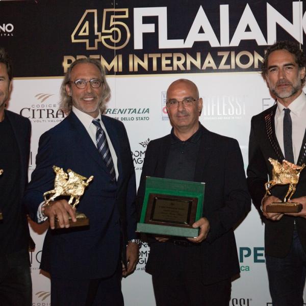 Paolo Conticini, Luca Ward. Massimo Romeo Piparo, Sergio Muniz